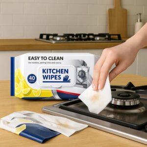 Kitchen Cleaning Wipes 80 Pieces Packet