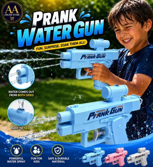 Prank Water Gun Double Side Spray Kids Toy