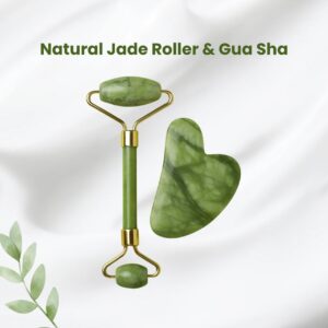 Jade Roller and Gua Sha Set