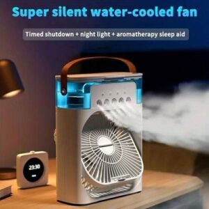 Portable Air Conditioner Water Spray Mist Fan