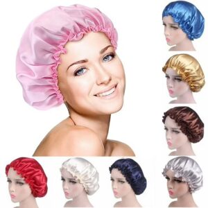 Reusable Waterproof  Elastic Bath Caps for Shower Caps