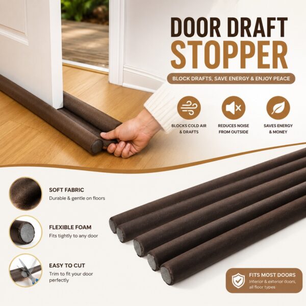 Foldable Under Door Draft Stopper