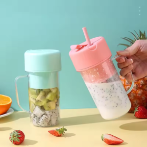 Portable Mini Juicer USB Mini Electric Juicer Cup with extra Straw and Handle